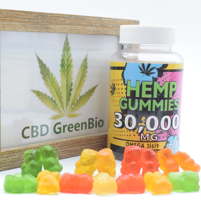 El sueño amplio Gummies 220g del espectro CBD por la botella impulsa energía