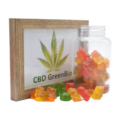 Humor gomoso del oso del GMP CBD del extracto del cáñamo que mejora la vitamina B de la vitamina E