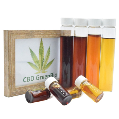 Reducción de la ansiedad del aceite de  CBD del aceite del tinte del aislante 99,9% CBD