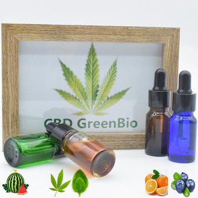 Reducción de la ansiedad del aceite de  CBD del aceite del tinte del aislante 99,9% CBD