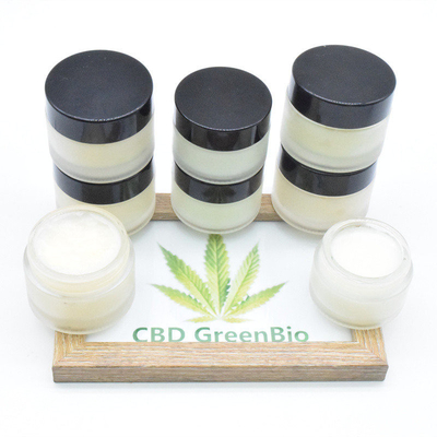 Blanquear la crema orgánica antioxidante del aceite del cáñamo CBD de la crema de cara de CBD