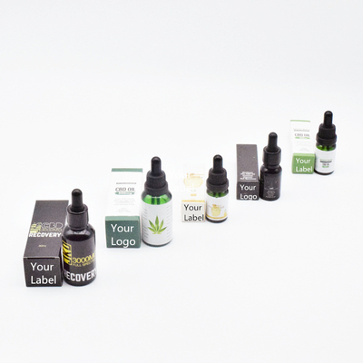 Aceite amplio THC del espectro CBD del ODM del OEM libre para el cuidado sano 500mg 1000mg