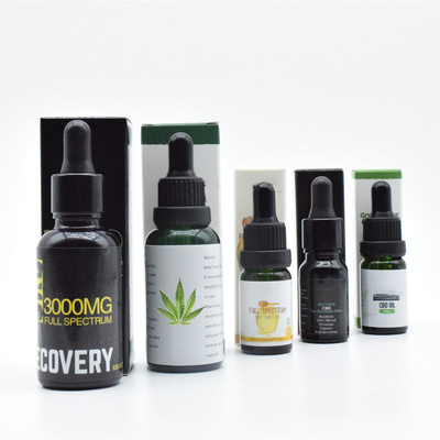 Aceite amplio THC del espectro CBD del ODM del OEM libre para el cuidado sano 500mg 1000mg