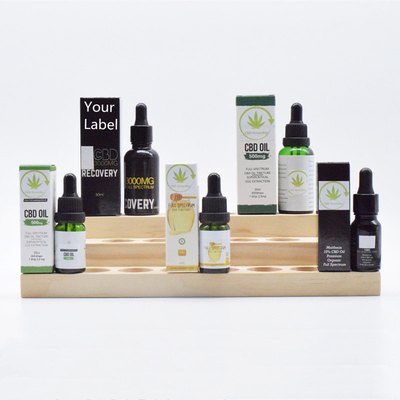 Liberación del dolor del aceite 500mg 1000mg 5%-30% del tinte del ODM CBD del OEM