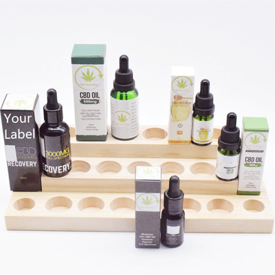 Liberación del dolor del aceite 500mg 1000mg 5%-30% del tinte del ODM CBD del OEM