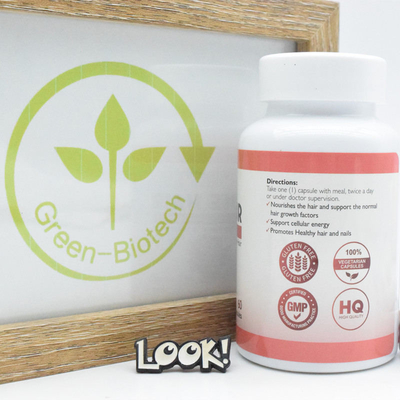 La vitamina frágil de la biotina de los clavos complementa cápsulas de BRC ISO 60