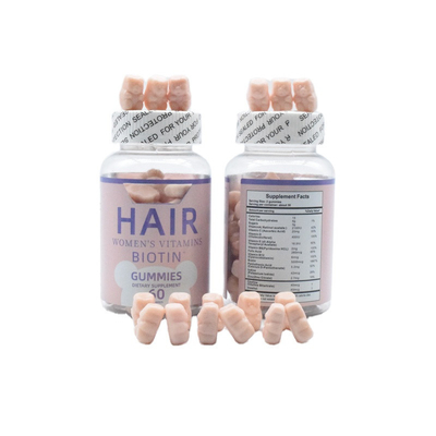 La salud del colágeno de la biotina de la etiqueta privada complementa el colágeno Gummies del oso de la piel de los clavos del pelo