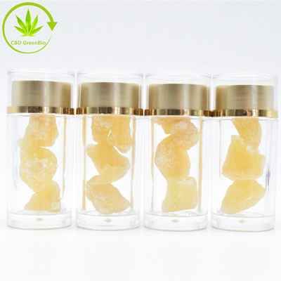 Migaja de la cera de la botella de cristal CBD que frota la migaja pura de CBD orgánica