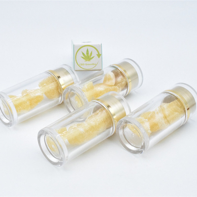 Migaja de la cera de la botella de cristal CBD que frota la migaja pura de CBD orgánica