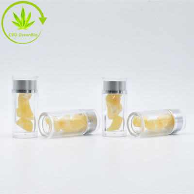 Las plantas del cáñamo extrajeron la cera el 80% el 95% del aislante de CBD para fumar que frotaba