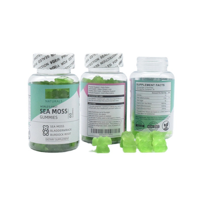 La vitamina de la biotina de la ayuda de la tiroides complementa Gummies con el folato de la riboflavina