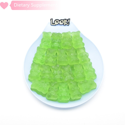 La vitamina de la biotina de la ayuda de la tiroides complementa Gummies con el folato de la riboflavina