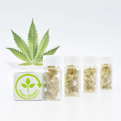 Reducción orgánica de la tensión de la cera del cáñamo de la migaja pura de Cbd de la botella de cristal