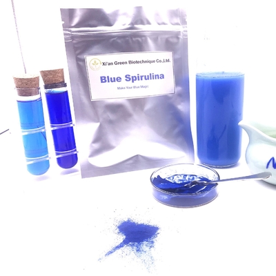 Pigmento azul E6 E18 E25 ISO HACCP de la ficocianina natural de Spirulina