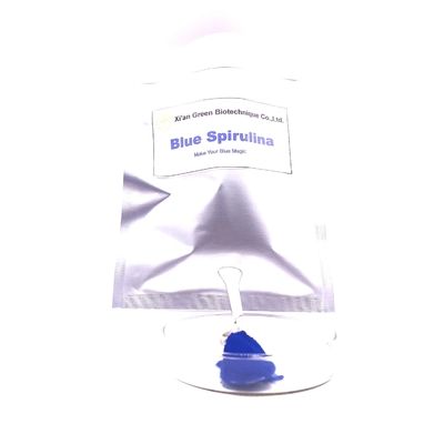 polvo azul puro de 0.1g/1000ml Spirulina para los Smoothies E6 que promueven el sistema inmune